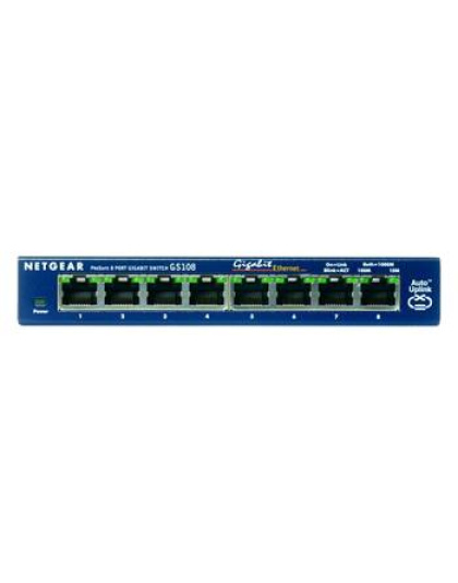 Netgear 8 Port Gigabit Switch - Ext PSU
