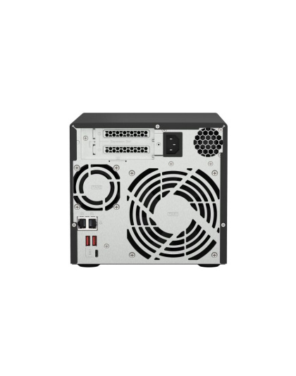 QNAP TS-473A-8G 4 Bay NAS 8G DDR4 AMD V1500B quad-core 2.2 GHz processor 2x M.2 2280 PCIe Gen3 x1 slots Hot-swappable 3xUSB 3.2 3YR WTY
